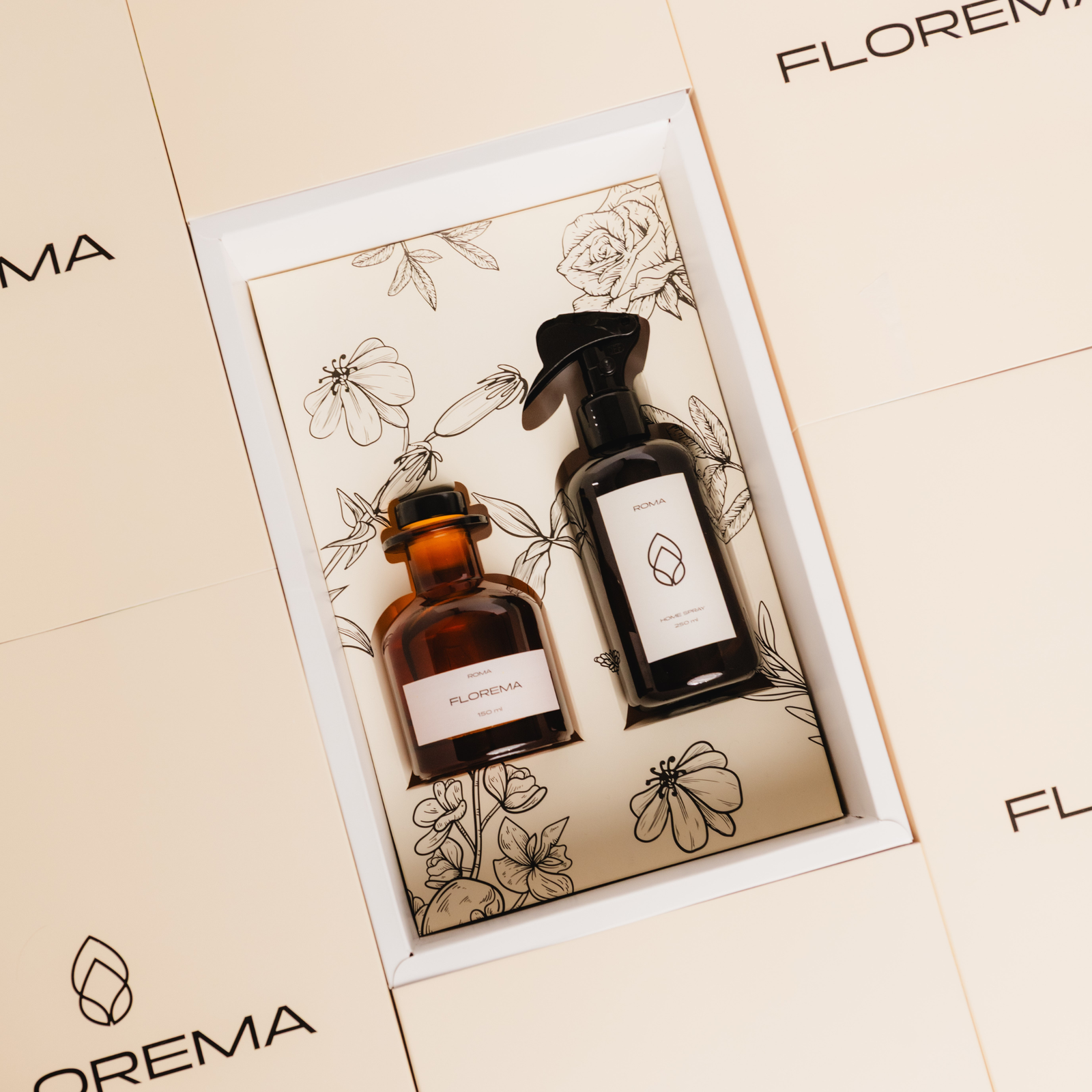 Difusor de Varillas 150ml + Home Spray 250ml